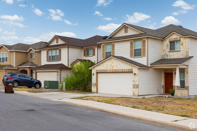 Wide streets and picturesque national style homes are found in Bulverde.