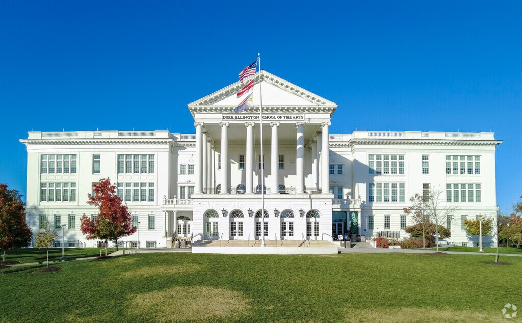 The Duke Ellington School of the Arts serves students living in the Georgetown area.