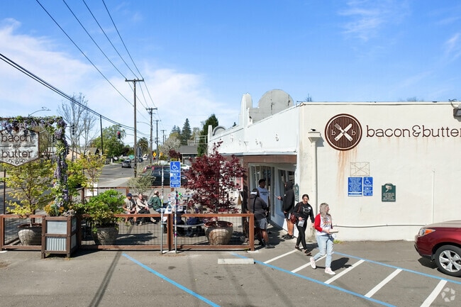 Morning Delights, indulging in breakfast and lunch at Bacon & Butter Restaurant in Tahoe Park.