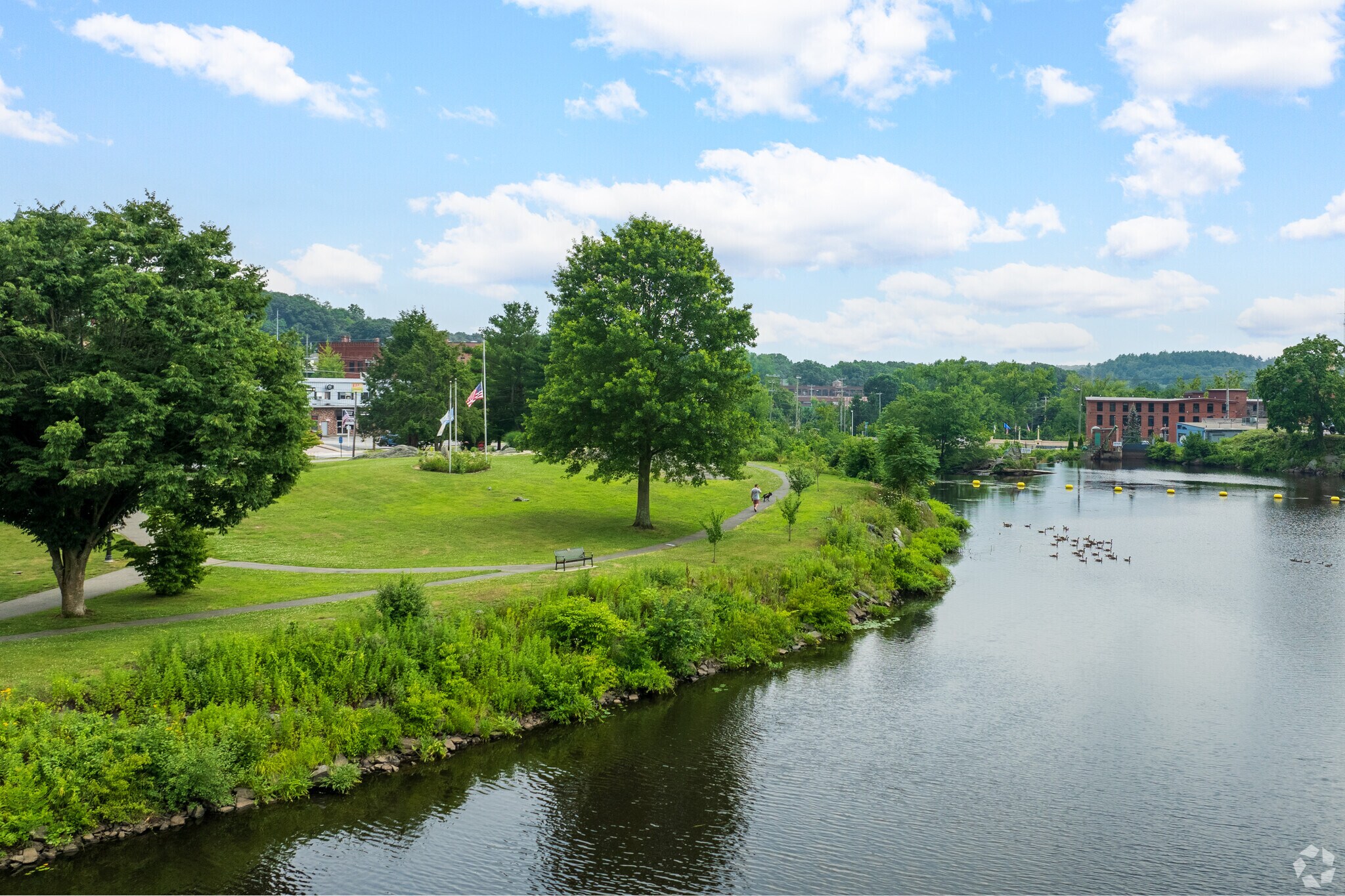 Nearby Putnam hosts events around Quinebaug River.