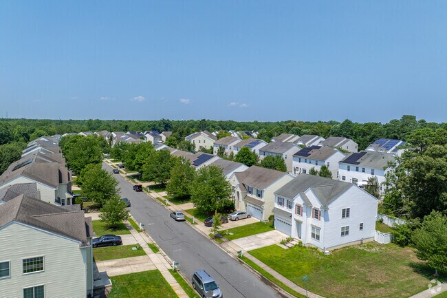 Housing developments often have houses tightly spaced in McKee City.