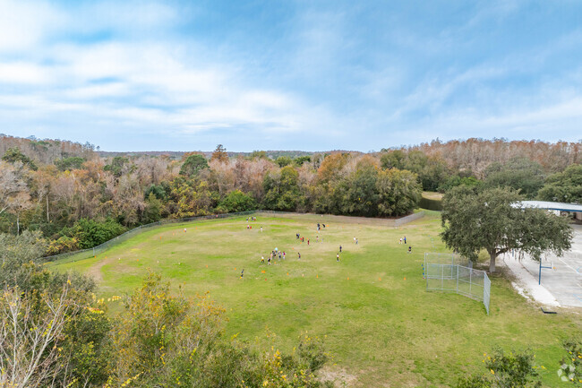 There is lots of open space at Brooker Creek Elementary.