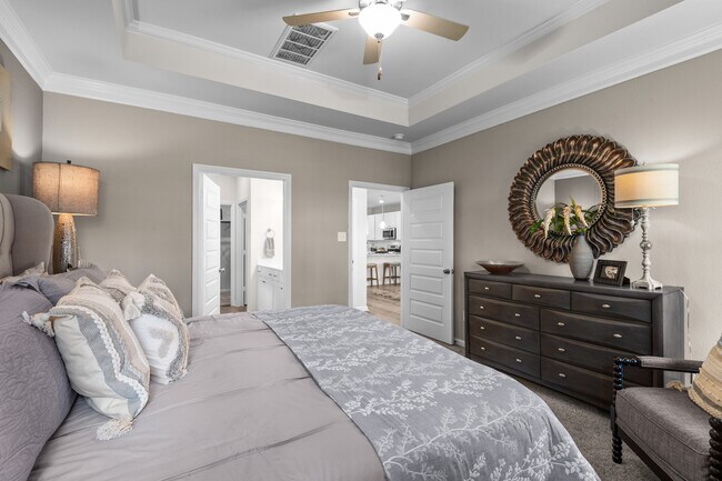 The Sparrow II- Primary Bedroom with Optional Tray Ceiling
