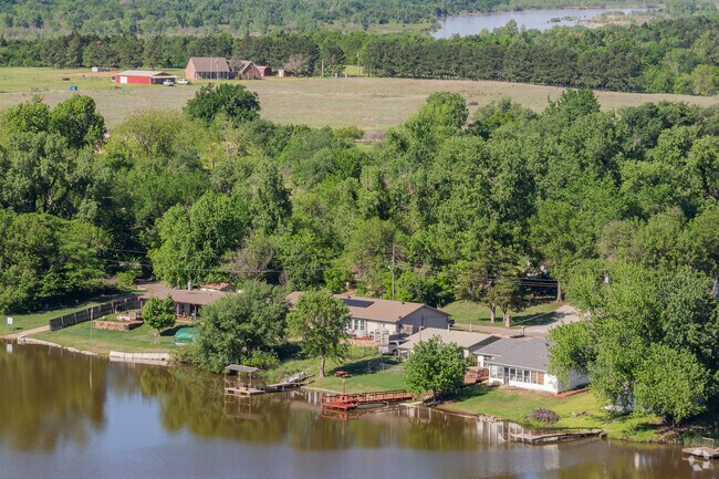 Locals can enjoy lakefront living near Lake Lattawanna in Cimarron City.