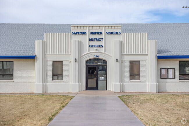 Schools in Safford are governed by the Safford Unified School District Offices.