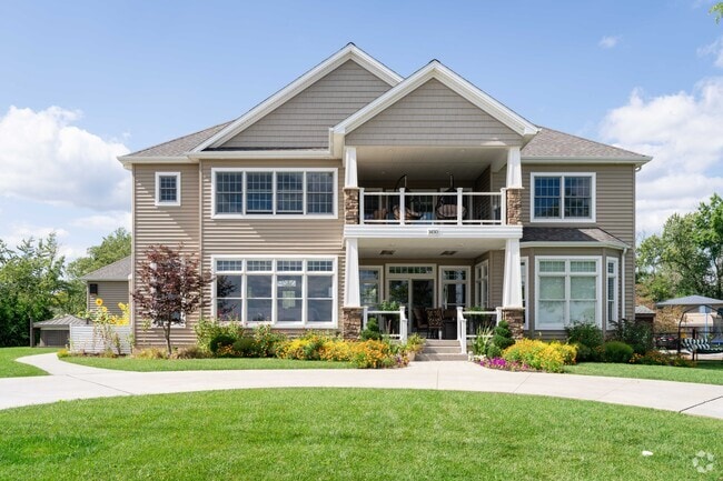 This Grand Island home has plenty of large windows to enjoy the views of the Niagara River.