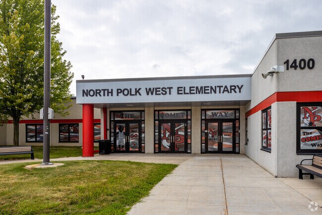 North Polk West Elementary School serves families in Polk City with strong academic programs.