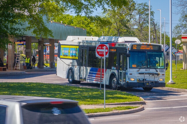 Trinity-Houston Gardens can be easily accessed through the nearby transit center.