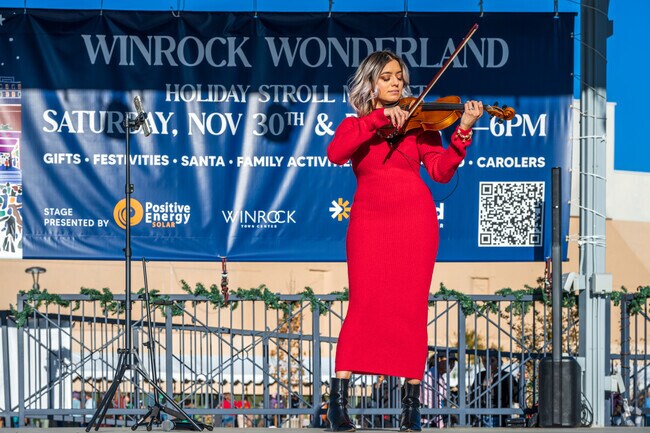 Enjoy shopping and live music at the Winrock Wonderland Holiday Stroll near Inez.