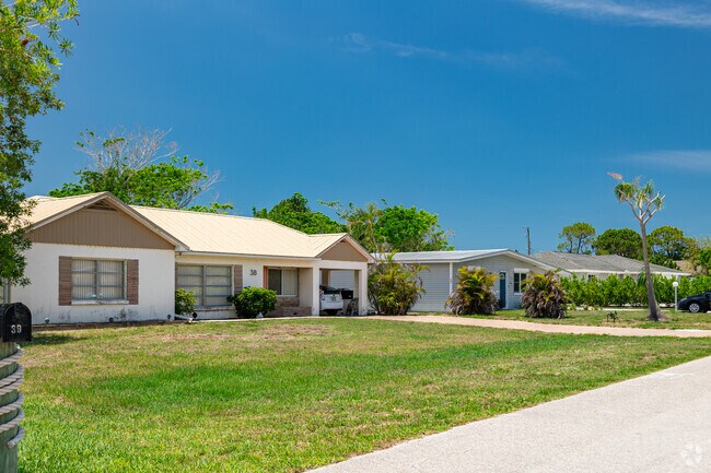 Bonita Shores is primarily ranch style homes on evenly parceled lots.