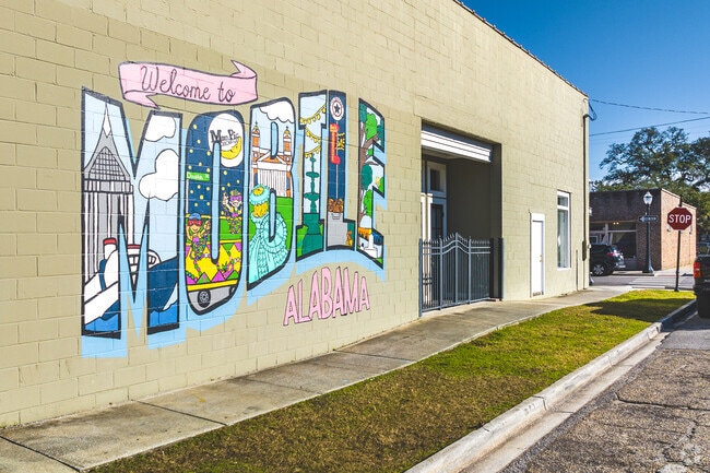 Texas Street is located in downtown Mobile, Alabama, along the Gulf Coast.