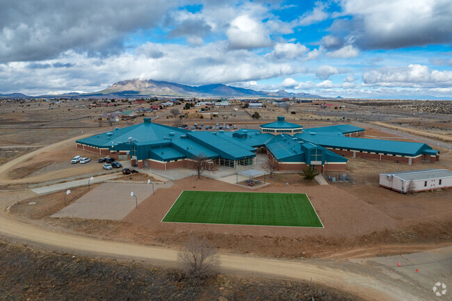 The artificial turf field at Edgewood Middle School.