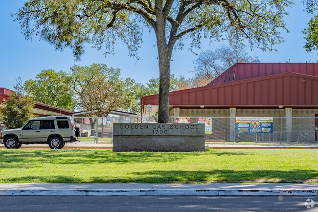 Golden Oak Elementary School serves students from kindergarten to six grade.