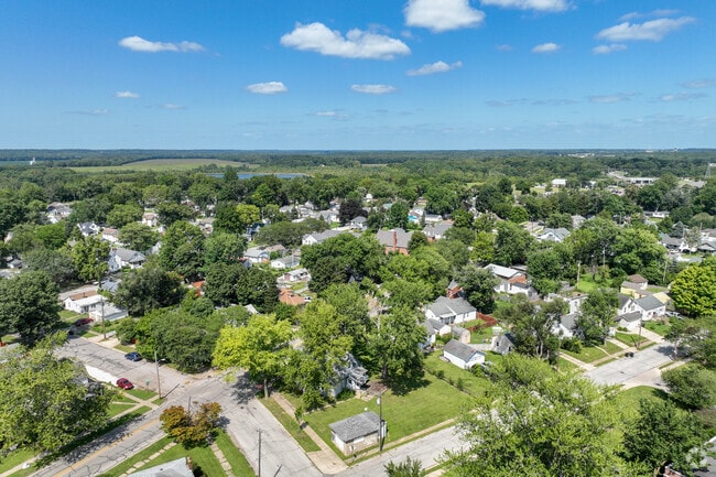You can find mature trees all throughout Saint Lawrence McAllister.