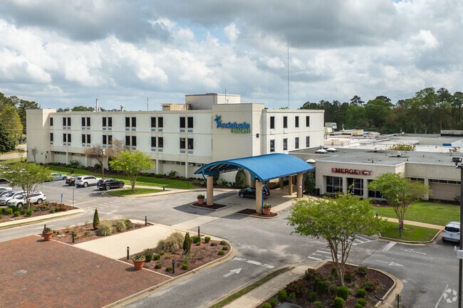 Andalusia serves as an economic and healthcare hub for smaller surrounding towns.