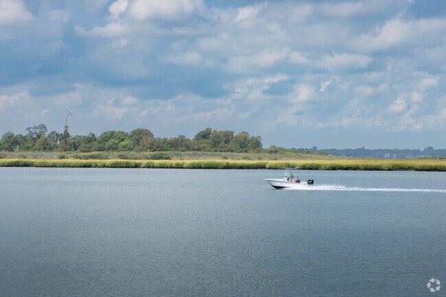 Many local residents easily get around by boat in Long Beach.