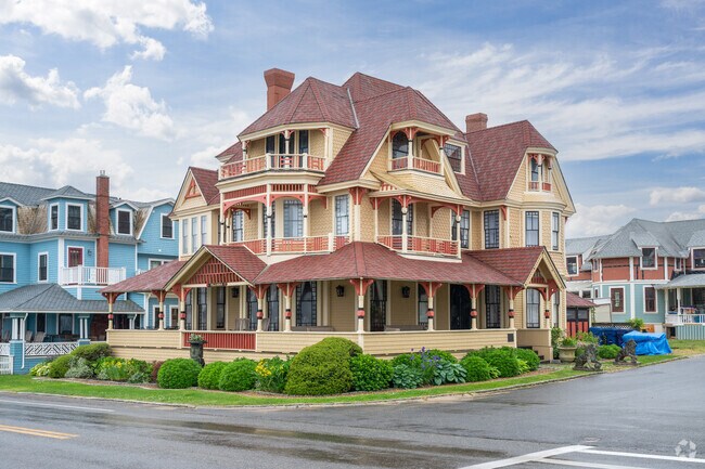 The Overton House is a historic landmark just a short walk from downtown Oak Bluffs.