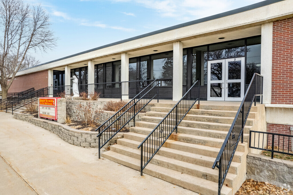 Bishop Neumann Catholic high school serves students in grades 7-12.