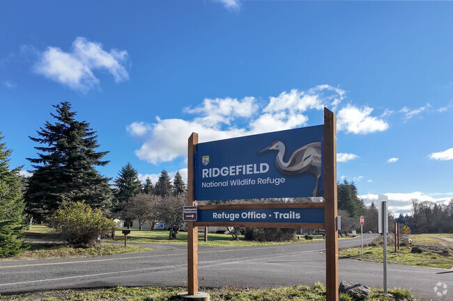 The Ridgefield National Wildlife Refuge is a great spot for bird watching.
