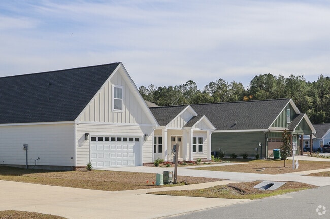 Craftsman style homes are beautiful and spacious in new neighborhoods in Crawfordville.