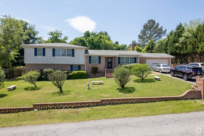 Split-level homes are common in Greenview, offering space and classic midcentury design.