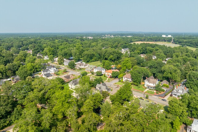 An aerial overview of Barnesville, GA, which sits about an hour south of the Atlanta metro area.