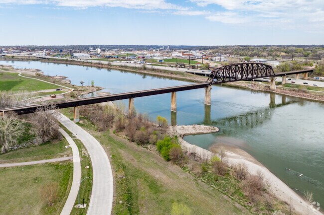 Across the Missouri River and the state line from Iowa’s fourth largest municipality, Nebraska’s South Sioux City is smaller and more suburban with a connection to outdoorsy recreation.