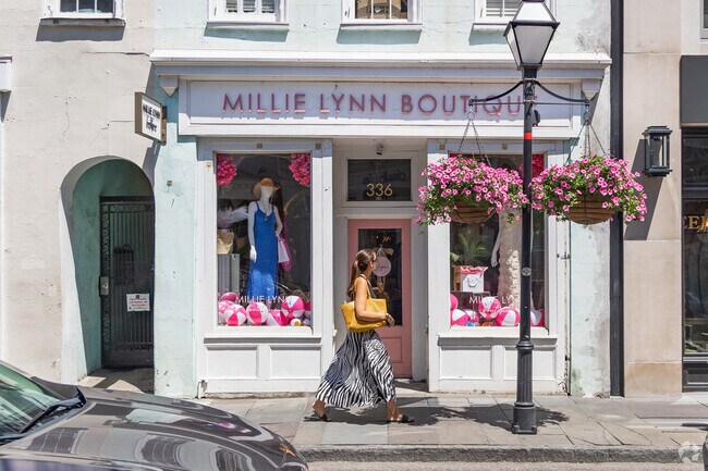 Radcliffeborough residents love shopping popular boutiques on King Street in Charleston.