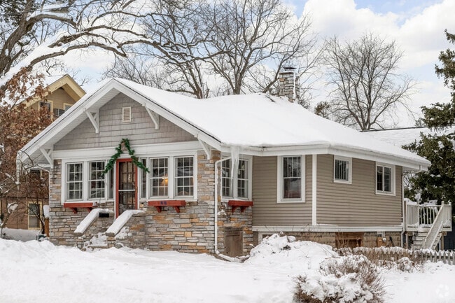 Some of the homes in Bay Creek are more modest split-levels.