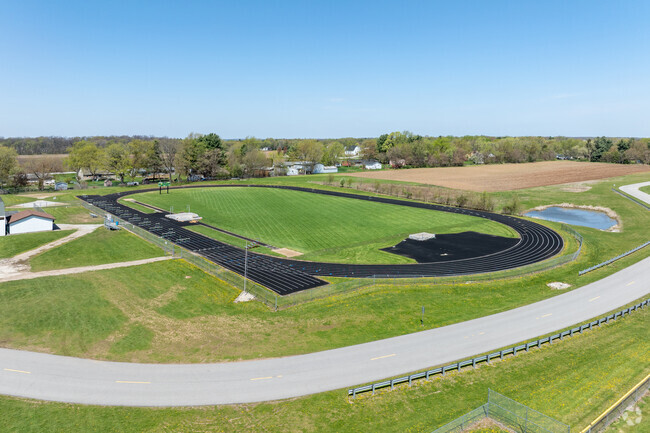Morgan Township Public Middle & High School track and football field.
