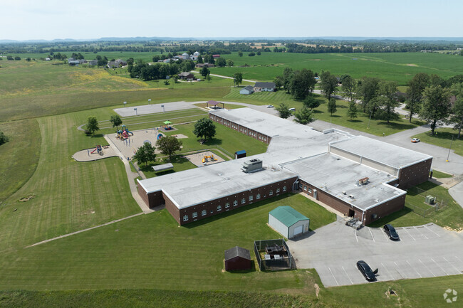 57% of students at West Marion Elementary are proficient in both math and reading.