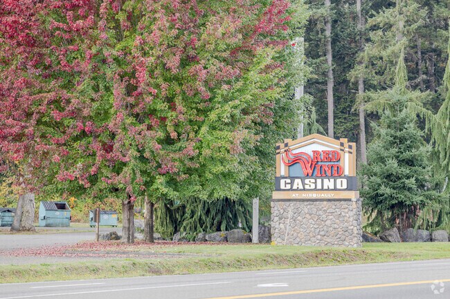 Colorful trees are plentiful in the heavily wooded rural Nisqually Indian Community.