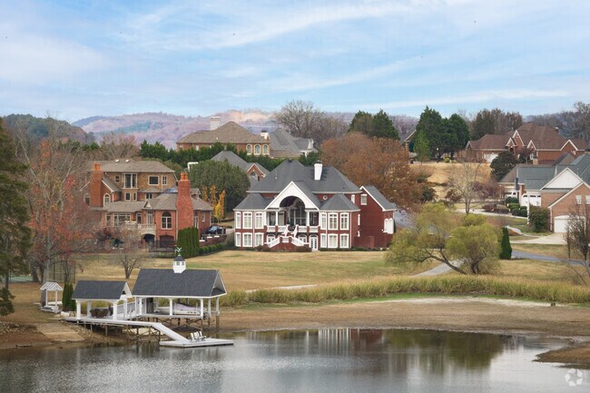 Harrison Bay is known for its serene lakefront community and homes.