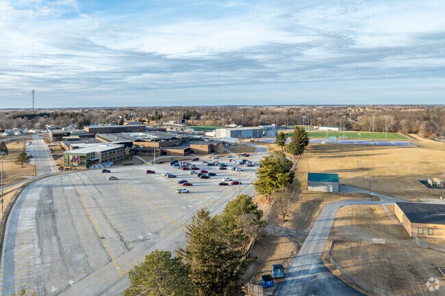Muscatine's older students end their primary educations at Muscatine High School.