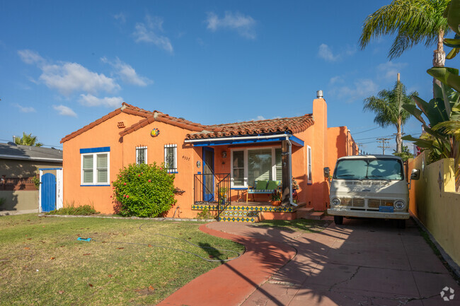 Indeed, a California classic, a Spanish-style home sits brightly in College West.