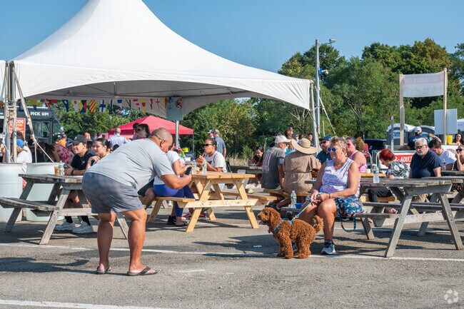 Four-legged friends love Lobster fest in Ocean Bluff-Brant Rock.