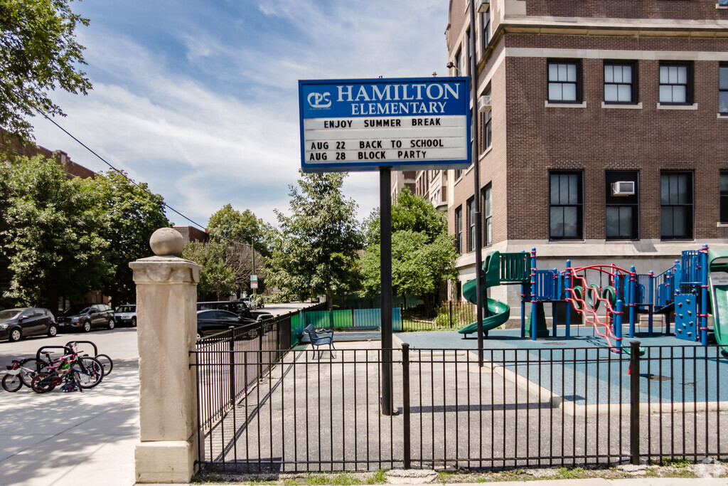 Hamilton Elementary School is located off West Cornelia Avenue in Southport Coridor.