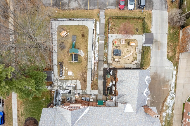 Midtown Montessori has ample outdoor space for children to explore.