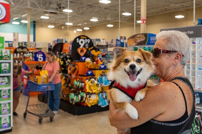 PetSmart is located in the Northpoint Shopping Center amongst other big box retailers.
