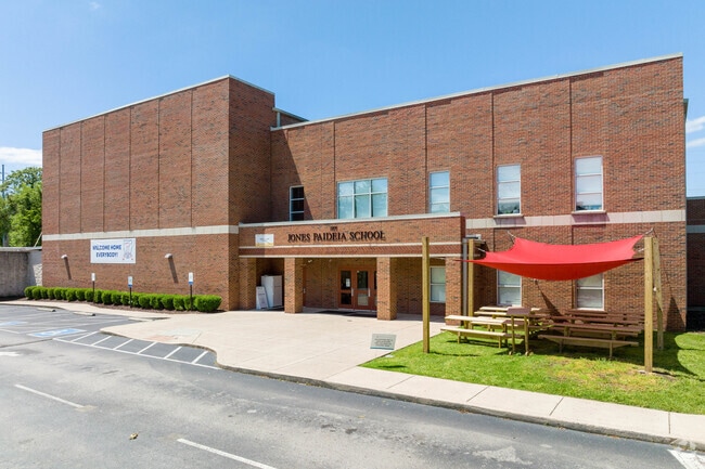 Students in grades K-4 are educated at Jones Paideia Elementary Magnet School.