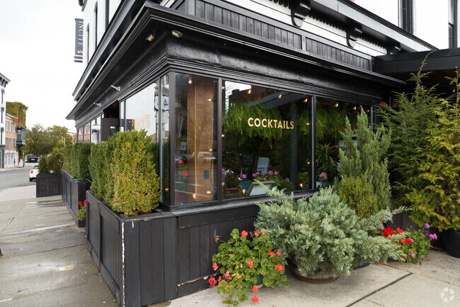 Emry's Garden is a chic spot to grab a night cap or a weekend drink in downtown Troy.