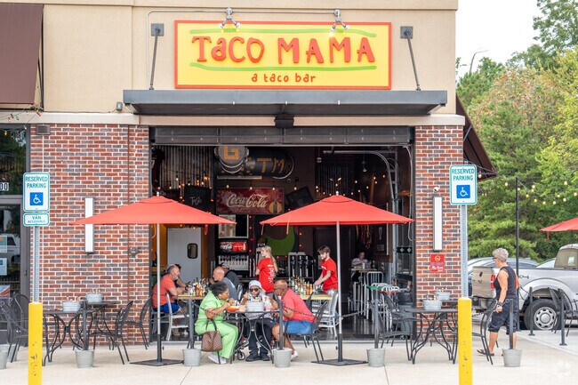 Enjoy some tacos with friends at Taco Mama near Mount Olive.