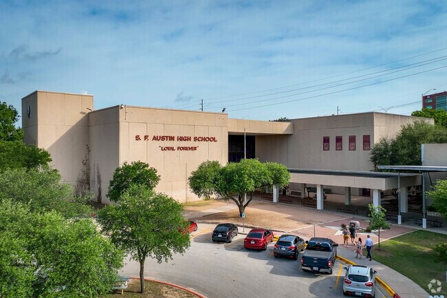 Austin High School, a historic and prestigious public high school in Austin, Texas.