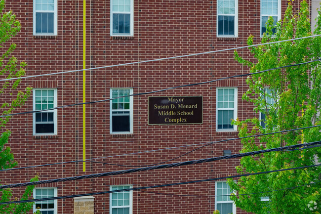Part of the Mayor Susan D Menard Middle School Complex, Woonsocket Middle School stands strong.