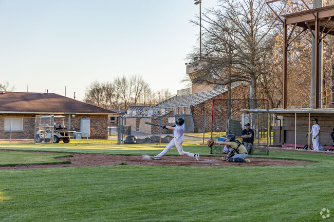 High school baseball teams practice at Sam Davis Park in Pulaski.