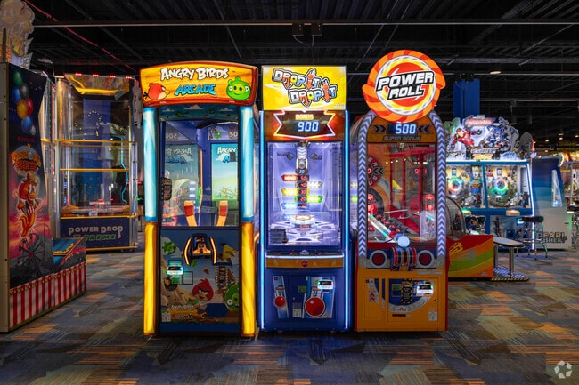 Round One has lots of fun arcade games to enjoy near Ketch Acres.