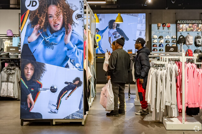 Shopping for clothes and a new fit is convenient at the Greenbriar Mall.