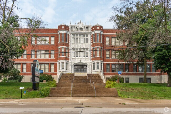 A view of the Roosevelt Creative Corridor Business Academy in the Northwest Area.