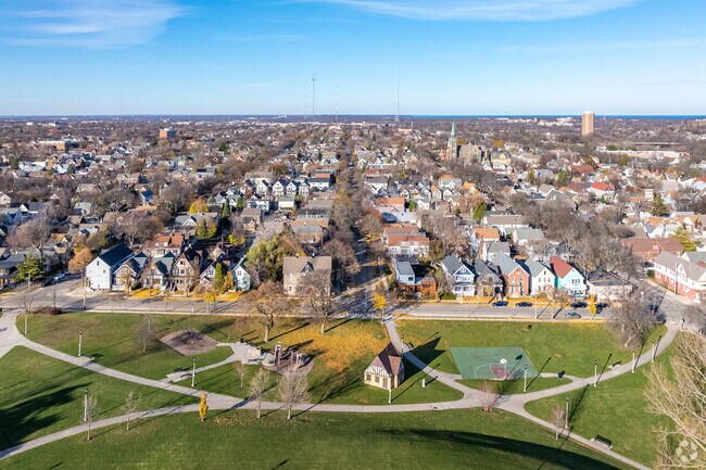 The Riverwest neighborhood is just north of Milwaukee's downtown area.