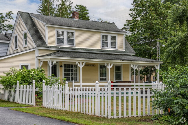 Other home options in Meredith include colonial homes with fenced front yards.
